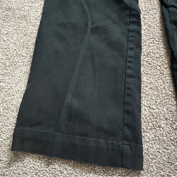 Vintage Y2K Lee Black Chino Mid Rise Straight Leg Pants Women’s Size 12 Petite - Picture 7 of 13